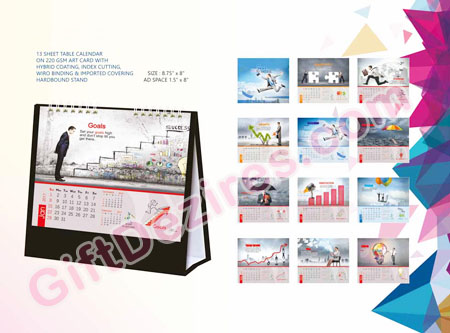 Personalized Table Calendar with Name